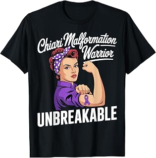 Unbreakable Chiari Malformation Warrior Unisex , , , Long Sleeve Tee