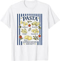 Pasta Appreciation Society Funny Foodie Italian Food Lover Unisex , , , Long Sleeve Tee