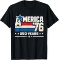 America Retro 250 Years 250th Anniversary USA 1776 2026 Unisex , , , Long Sleeve Tee