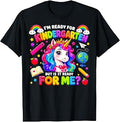 Im Ready for Kindergarten Girls Unicorn First Day of School Unisex , , , Long Sleeve Tee