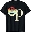 Op Ocean Vintage Pacific Ocean Beach Sun Palm Trees Retro Unisex , , , Long Sleeve Tee