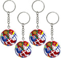 2026 World Soccer Cup Keychain, World Flags Football Keychain for Fan Gifts, Party Favors Unisex , , , Long Sleeve Tee