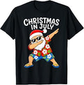 Christmas in July Funny Dabbing Santa Beach Summer Boys Men Unisex , , , Long Sleeve Tee
