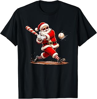 Funny Christmas in July Baseball Santa Hat Unisex , , , Long Sleeve Tee