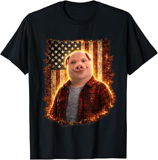 Patriotic John Pork Meme Funny Memes Internet Memes American Unisex , , , Long Sleeve Tee