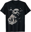 Funny Dog Smoking Goldendoodle Unisex , , , Long Sleeve Tee