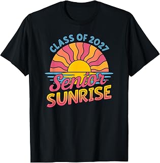 Senior Sunrise Class of 2027 Graduation Unisex , , , Long Sleeve Tee