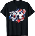Soccer - World Cup WM 2026, Blue/red Unisex , , , Long Sleeve Tee
