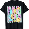 4th Grade Team Back to School Hello Fourth Grade Smile Face Unisex , , , Long Sleeve Tee