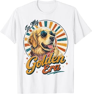Golden Retriever in My Golden Era Retro Vintage Dog Lover Unisex , , , Long Sleeve Tee