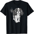Cavalier King Charles Spaniel Dog Art Unisex , , , Long Sleeve Tee