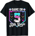 Game On 5th Grade Baseball Drip Ice Cream Back to School Unisex , , , Long Sleeve Tee