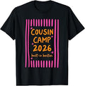 Cousin Camp 2026 Built-in Besties Camping Campfire Summer Unisex , , , Long Sleeve Tee