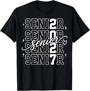 Senior 2027 Class of 2027 Senior Graduation 2027 Senior 27 Unisex , , , Long Sleeve Tee