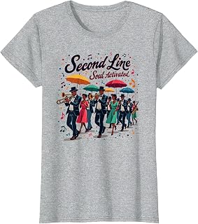 Second Line Soul Activated New Orleans Design Unisex , , , Long Sleeve Tee