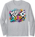 Soccer - World Cup WM 2026 Graffiti Long Sleeve Unisex , , , Long Sleeve Tee