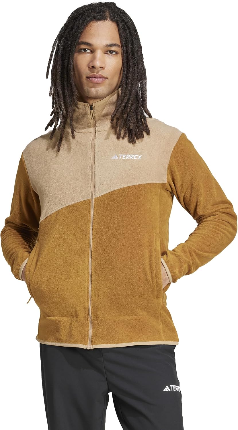 Men's Terrex Multi Full-Zip Fleece Hiking Jacket Unisex , , , Long Sleeve Tee