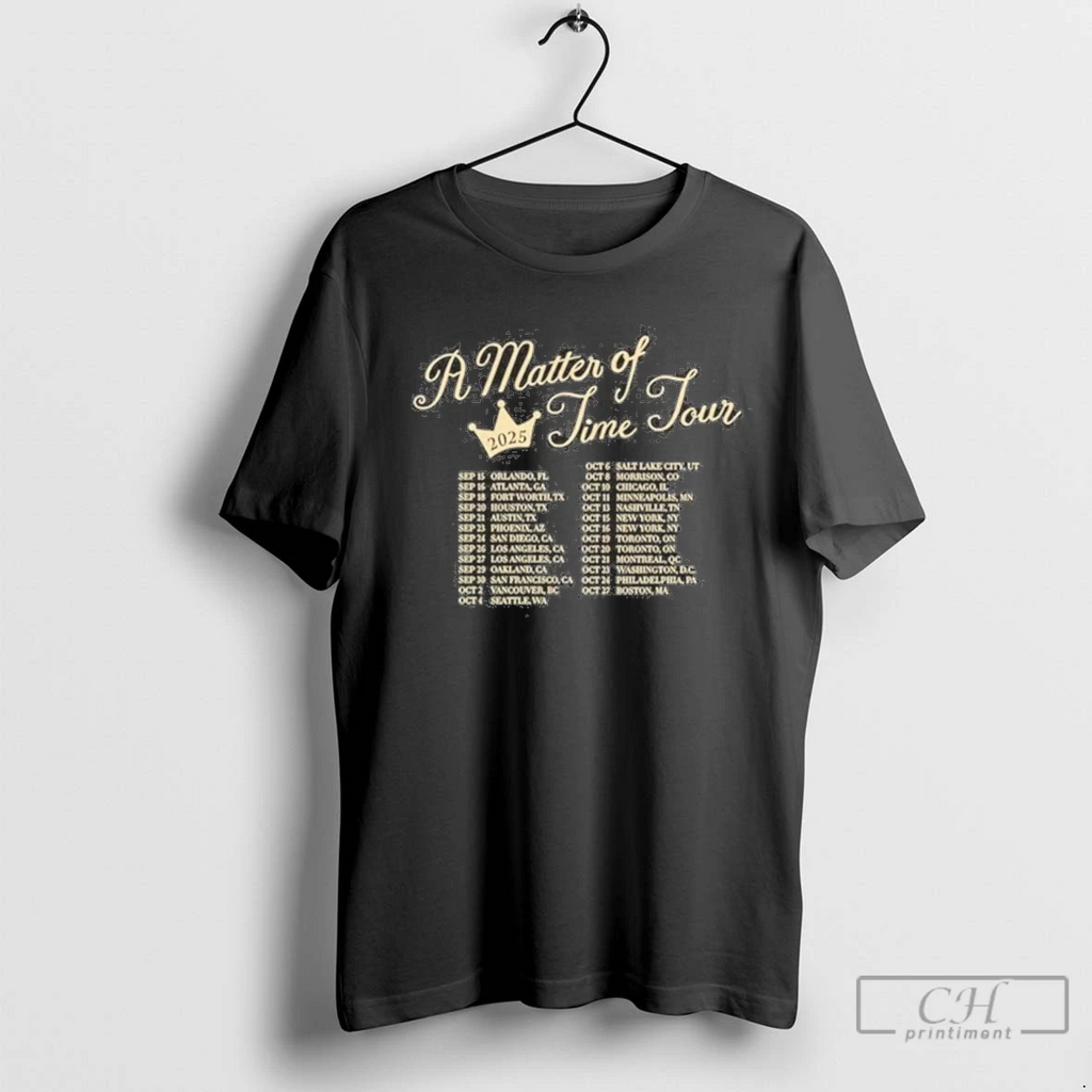A Matter Of Time Tour Black
