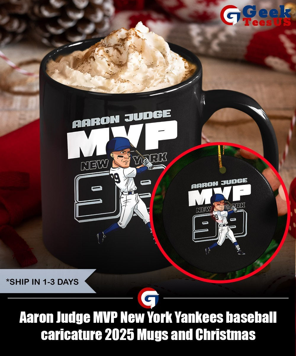 Aaron Judge MVP New York Yankees baseball caricature 2025 shirt Unisex , , , Long Sleeve Tee