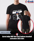 Aaron Judge MVP New York Yankees baseball caricature 2025 shirt Unisex , , , Long Sleeve Tee