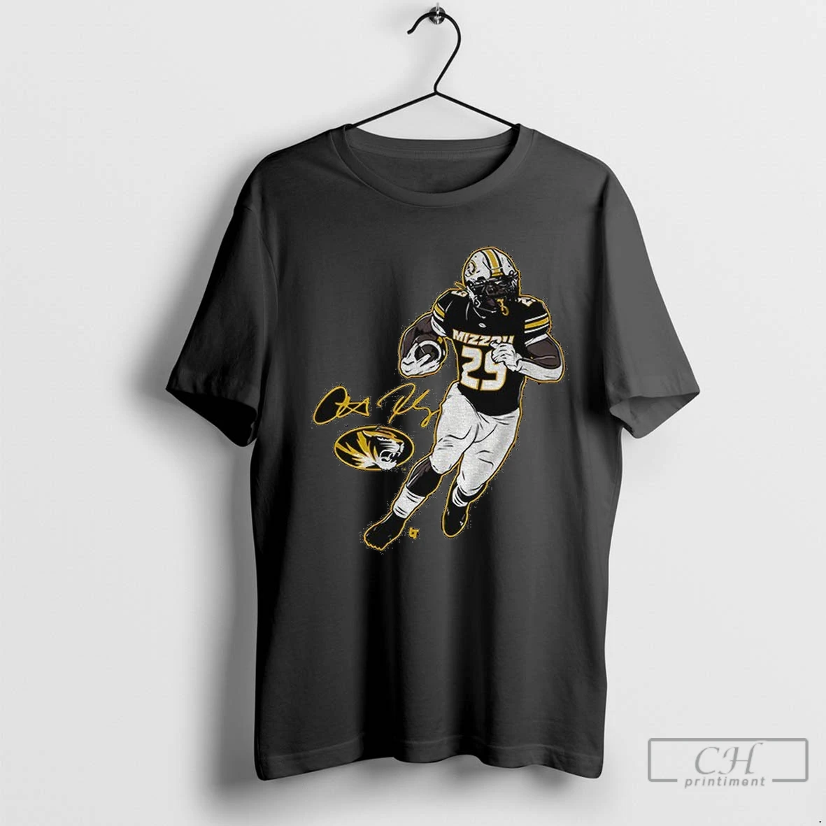 Ahmad Hardy Superstar Pose Missouri Tigers Football Signature