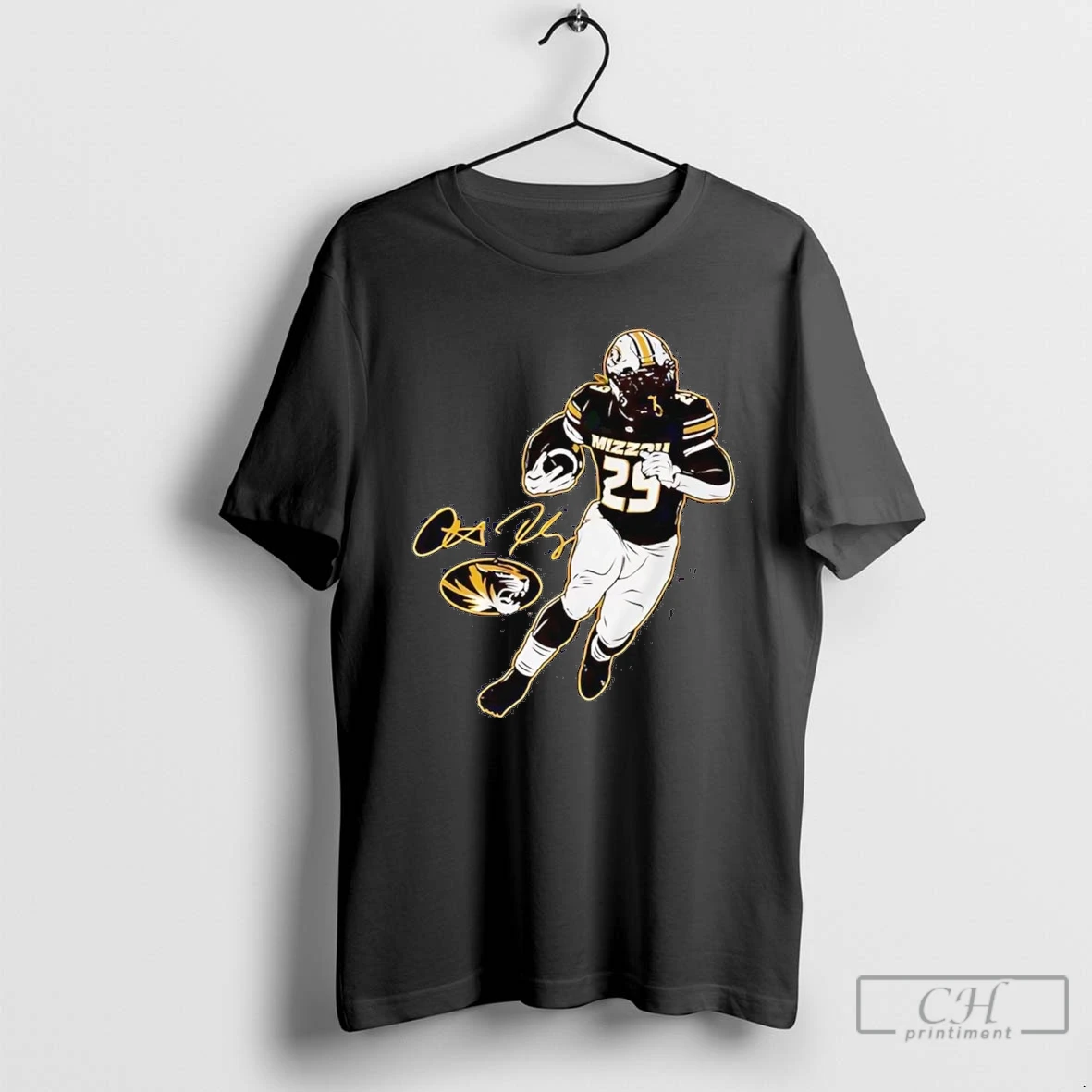 Ahmad Hardy Running Pose Signature Missouri Tigers