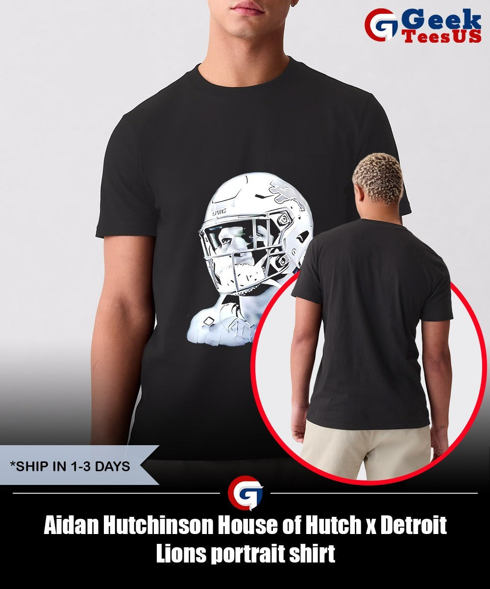 Aidan Hutchinson House of Hutch x Detroit Lions portrait shirt Unisex , , , Long Sleeve Tee