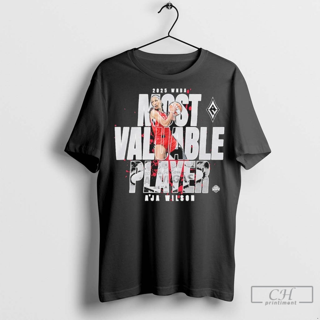 Aja Wilson Las Vegas Aces 2025 Wnba Mvp Player T Shirt Jpg