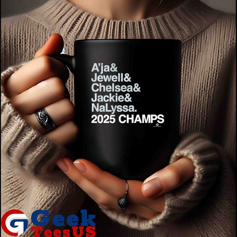A’ja and Jewell and Chelsea and Jackie and NaLyssa 2025 Champs Las Vegas Aces WNBA shirt Unisex , , , Long Sleeve Tee