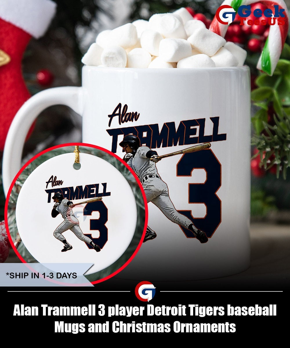 Alan Trammell 3 player Detroit Tigers baseball shirt Unisex , , , Long Sleeve Tee