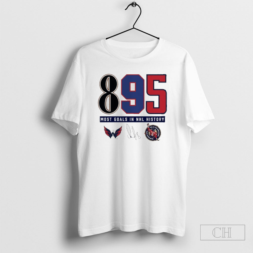 Alexander Ovechkin Washington Capitals Nhl All Time Leading Goal Scorer The History Of 895 Signature