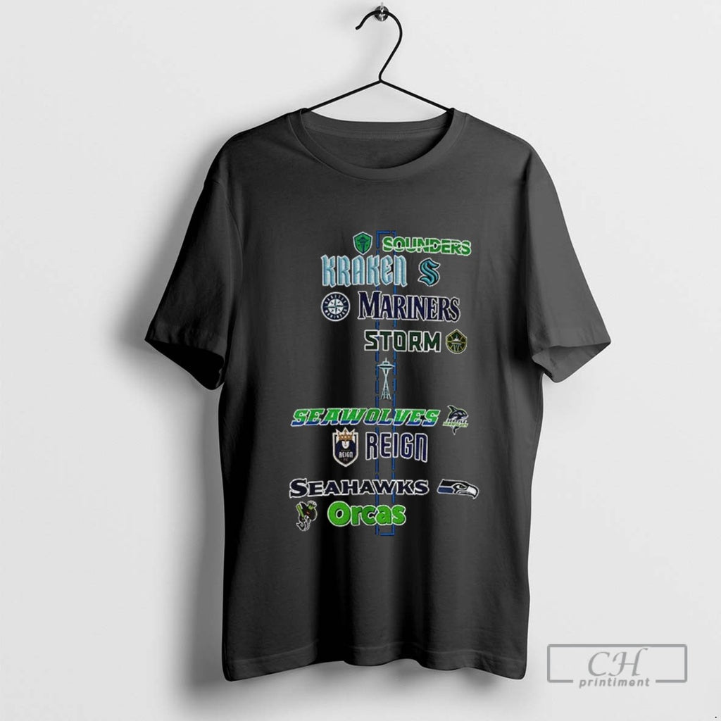 All Seattle Sounders Kraken Mariners Storm Seawolves Reign Seahawks Orcas Sports