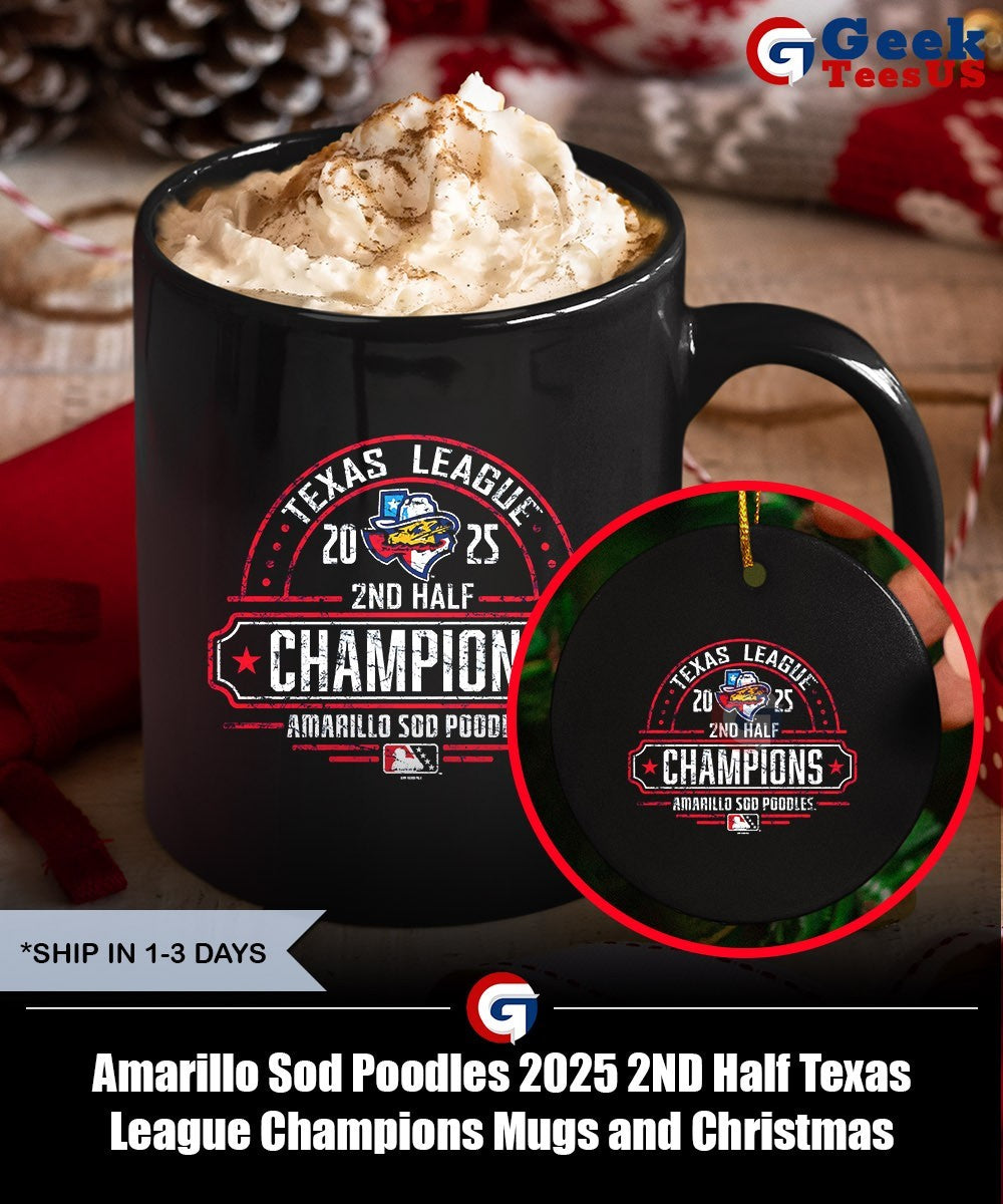 Amarillo Sod Poodles 2025 2ND Half Texas League Champions shirt Unisex , , , Long Sleeve Tee