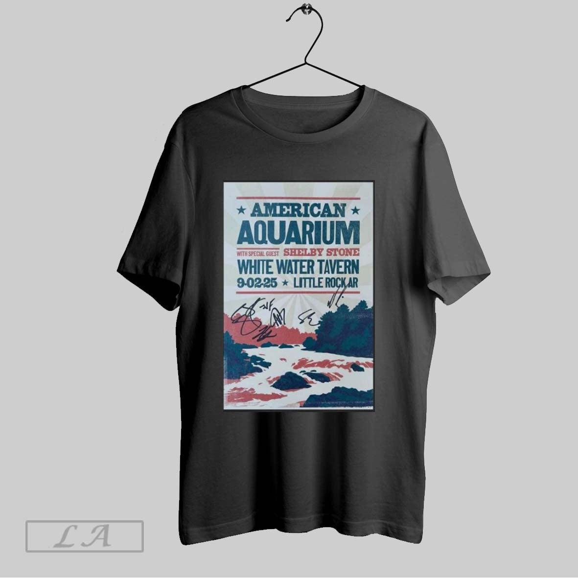 American Aquarium Little Rock Ar September 2 2025 Concert Poster