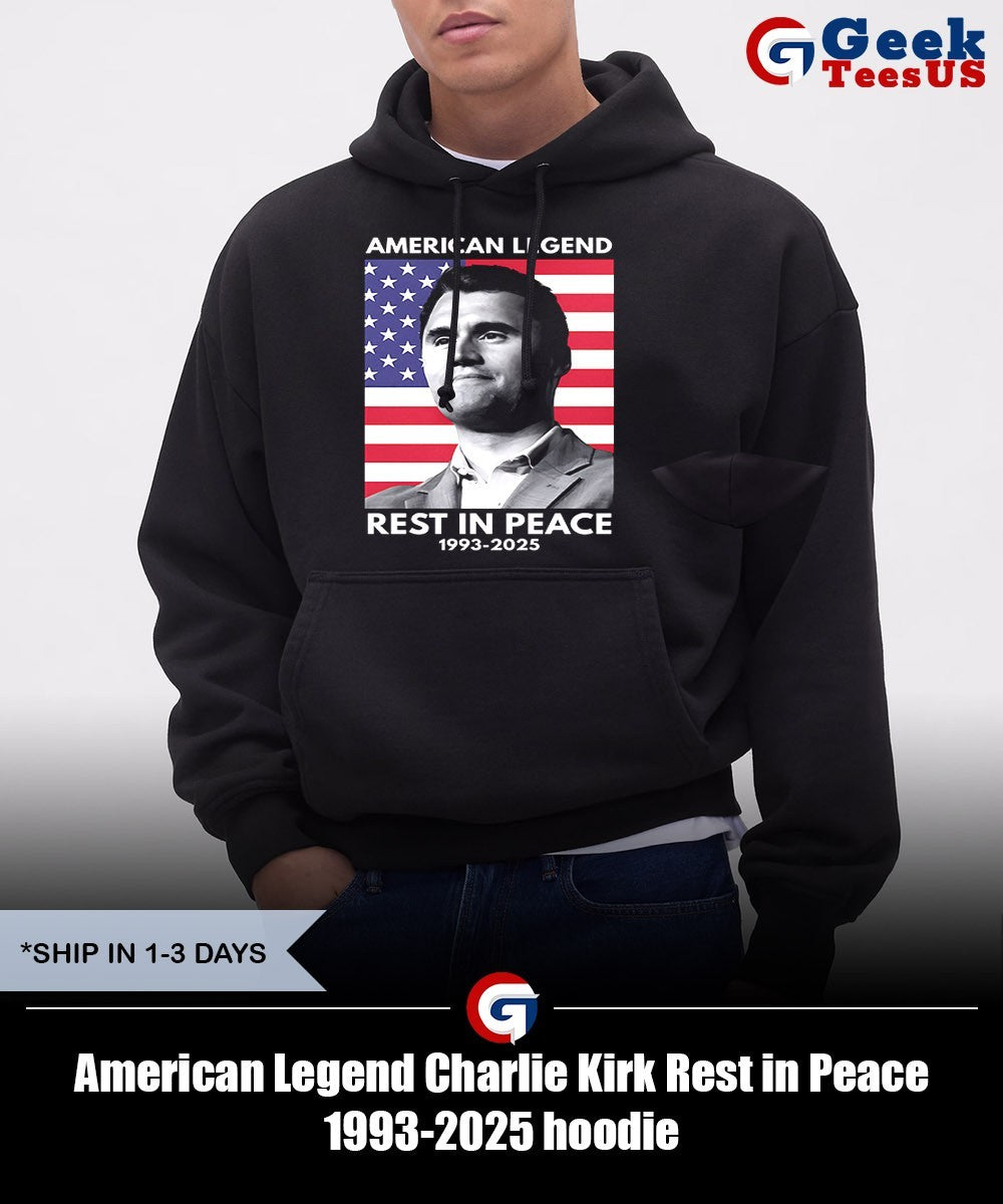 American Legend Charlie Kirk Rest in Peace 1993-2025 shirt Unisex , , , Long Sleeve Tee