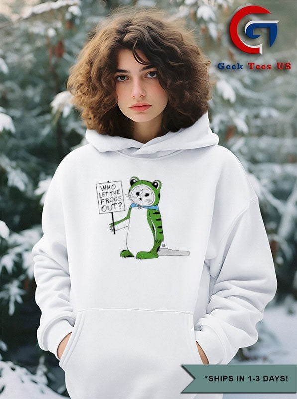 Antifa frog who let the frogs out meme shirt Unisex , , , Long Sleeve Tee
