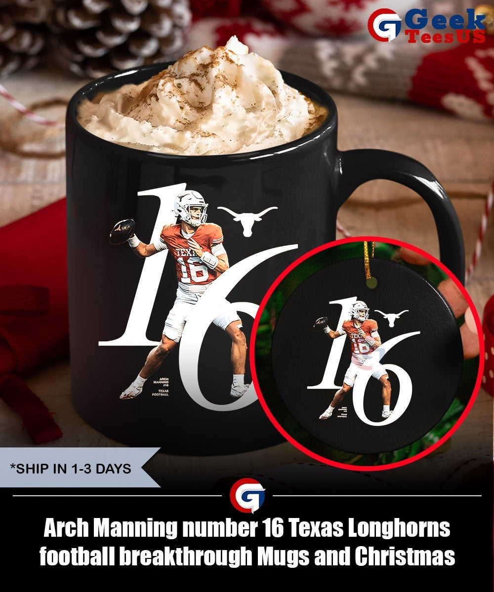 Arch Manning number 16 Texas Longhorns football breakthrough shirt Unisex , , , Long Sleeve Tee