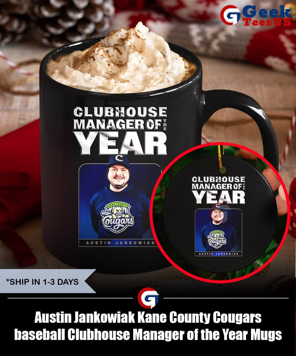 Austin Jankowiak Kane County Cougars baseball Clubhouse Manager of the Year shirt Unisex , , , Long Sleeve Tee