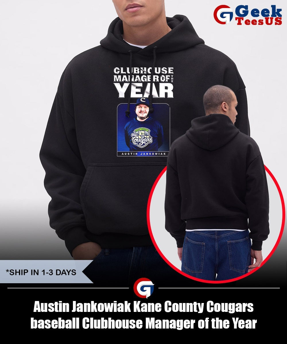 Austin Jankowiak Kane County Cougars baseball Clubhouse Manager of the Year shirt Unisex , , , Long Sleeve Tee