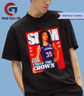 Azzi Fudd UConn Huskies WNBA Takes the Crown 2025 Final Four MOP Slam shirt Unisex , , , Long Sleeve Tee