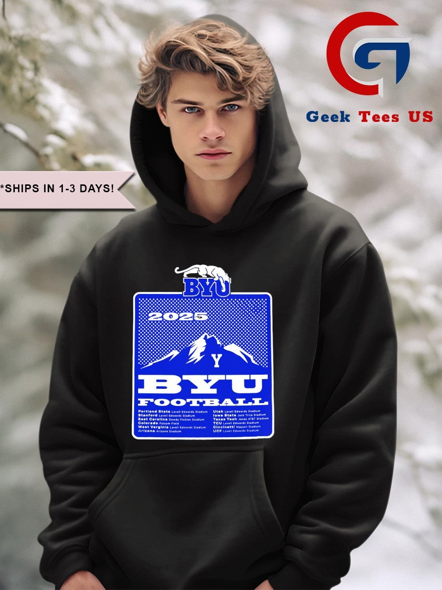 BYU Cougars football 2025 shirt Unisex , , , Long Sleeve Tee