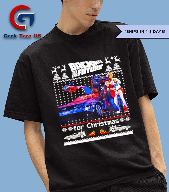 Back To The Future ugly Christmas shirt Unisex , , , Long Sleeve Tee