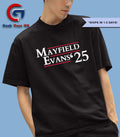 Baker Mayfield and Mike Evans 2025 Tampa Bay Buccaneers football shirt Unisex , , , Long Sleeve Tee