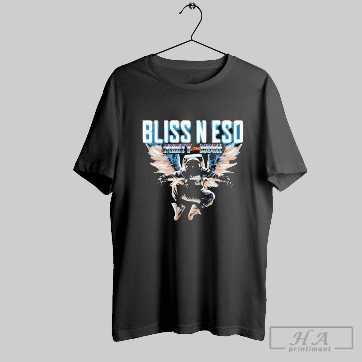 Bliss N Eso Party On The Moon Tour 2025 Astronaut T Shirts