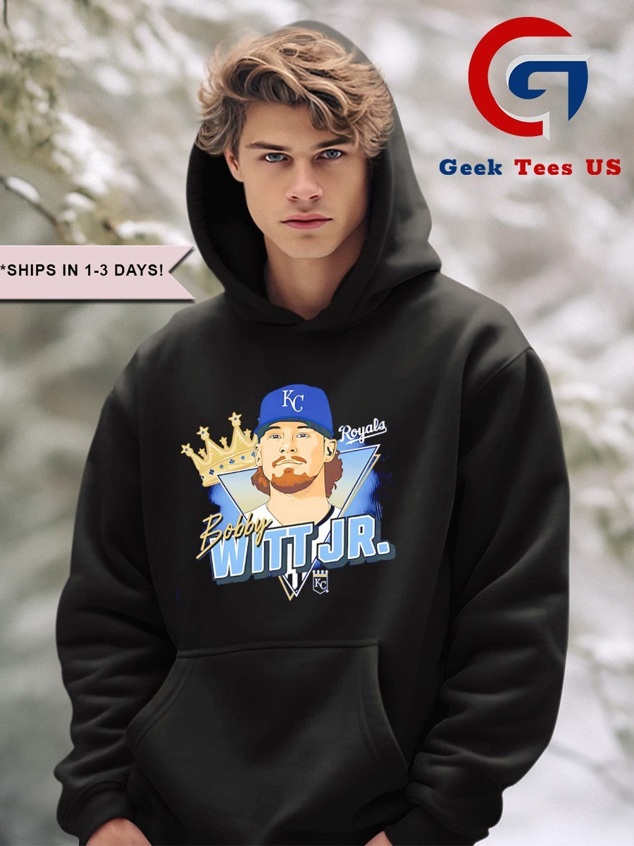 Bobby Witt Jr. big head Kansas City Royals baseball player 2025 signature shirt Unisex , , , Long Sleeve Tee