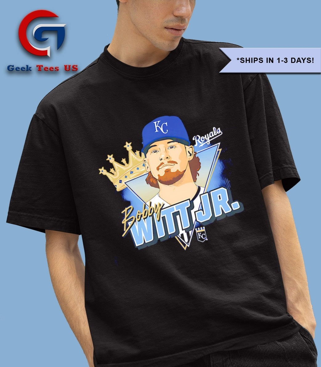 Bobby Witt Jr. big head Kansas City Royals baseball player 2025 signature shirt Unisex , , , Long Sleeve Tee