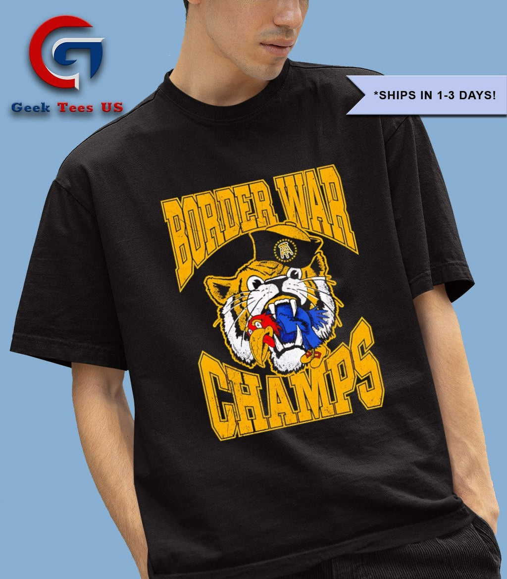 Border war Champs Missouri Tigers football mascot shirt Unisex , , , Long Sleeve Tee