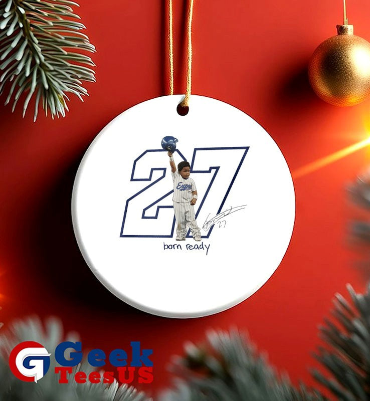 Born Ready Vladimir Guerrero Jr. baby 27 Toronto Blue Jays MLB 2025 signature shirt Unisex , , , Long Sleeve Tee