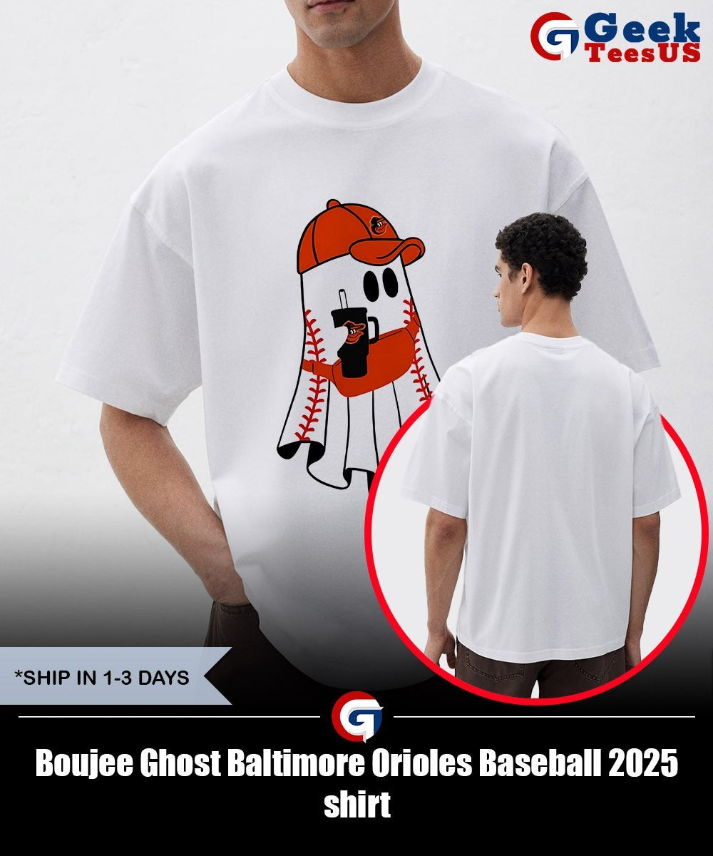 Boujee Ghost Baltimore Orioles Baseball 2025 shirt Unisex , , , Long Sleeve Tee