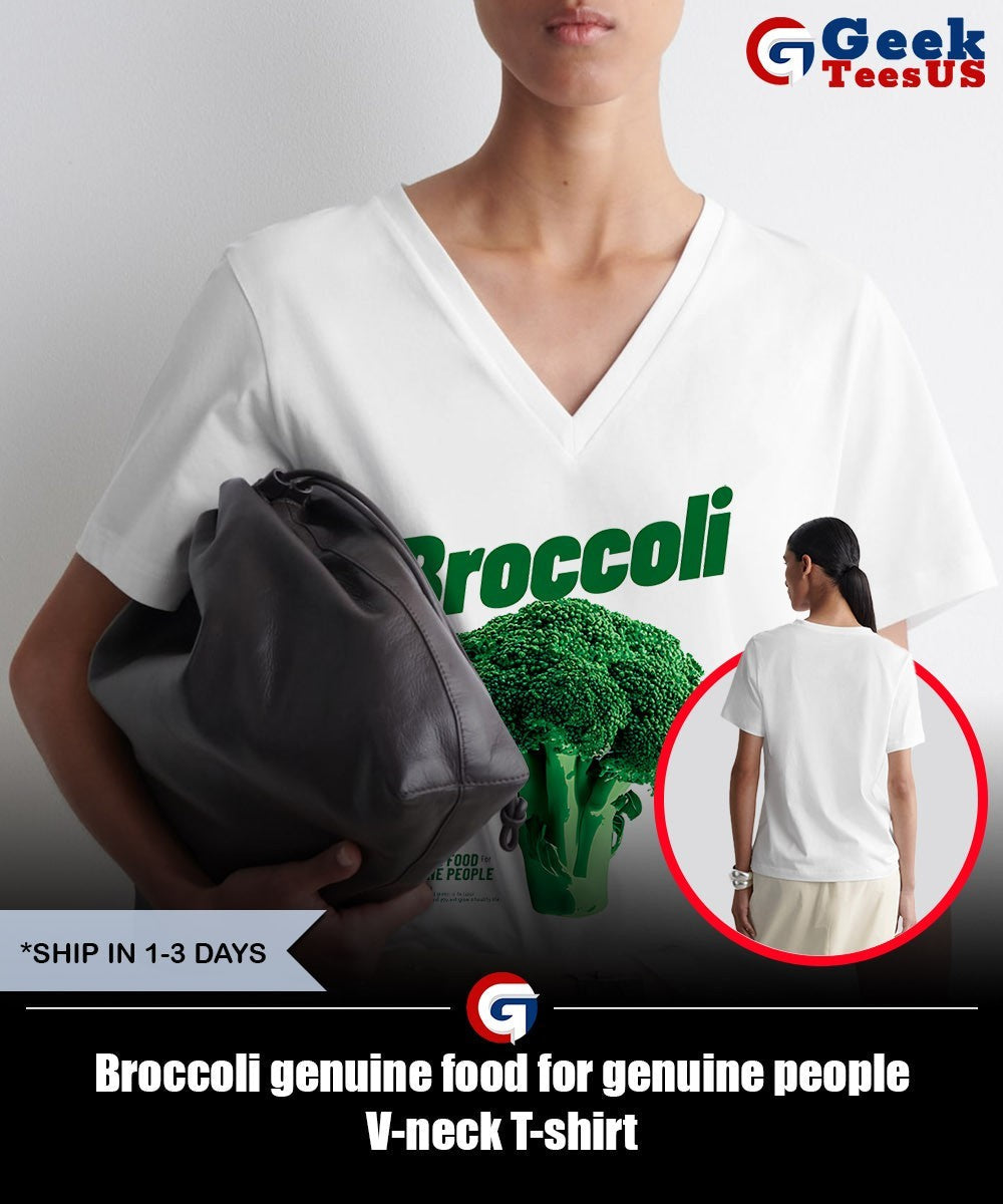 Broccoli genuine food for genuine people shirt Unisex , , , Long Sleeve Tee